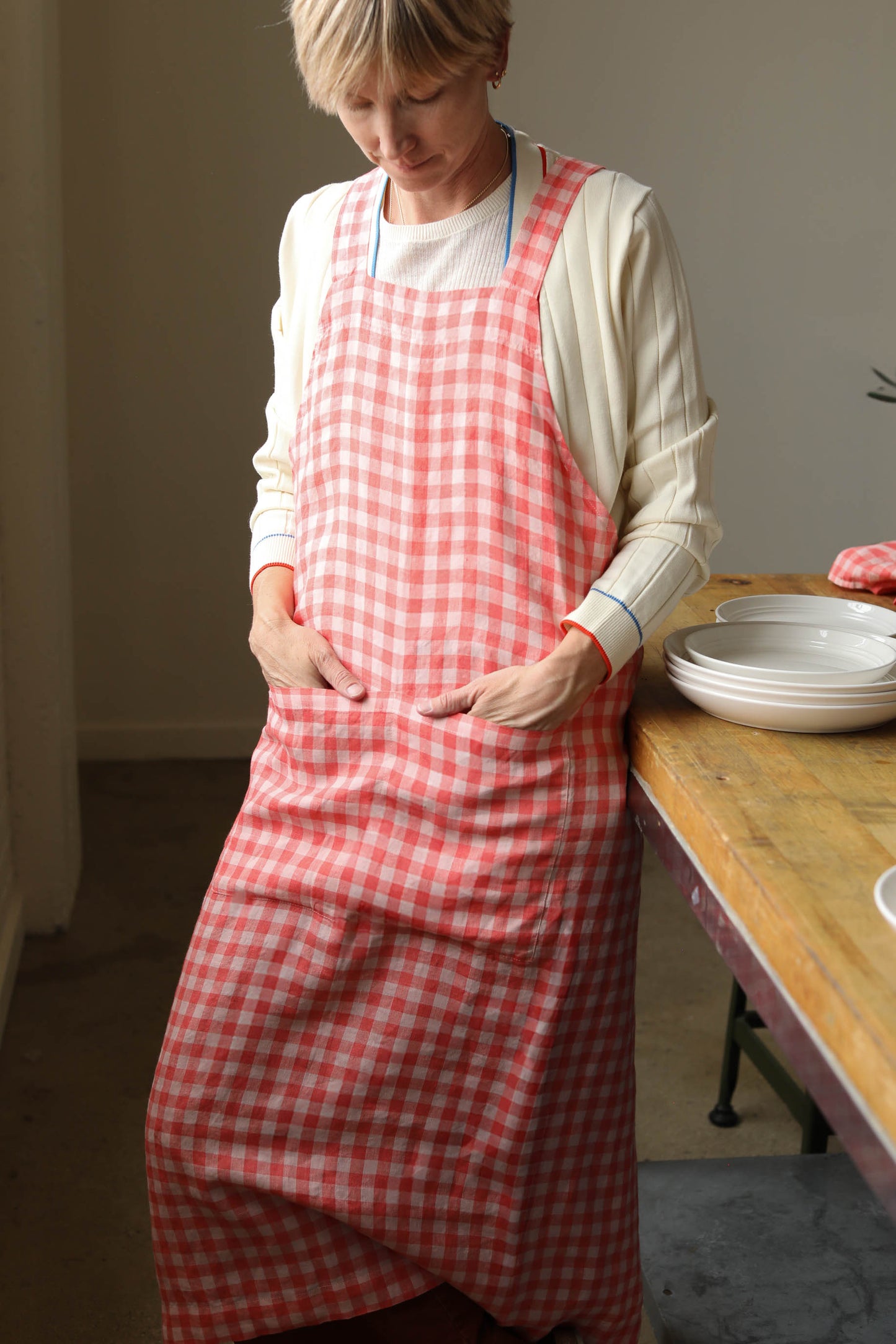 Edith Crossback Apron